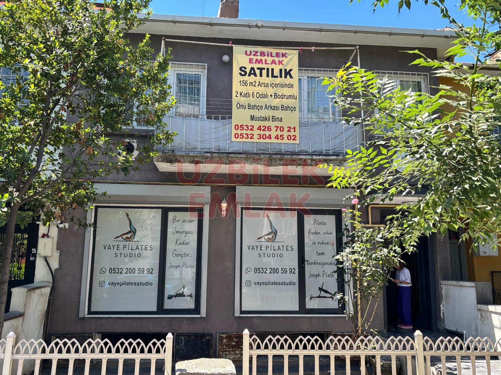 Satılık Müstakil Bina 156 m2 Arsa içerisinde 2 Katlı 6 odalı