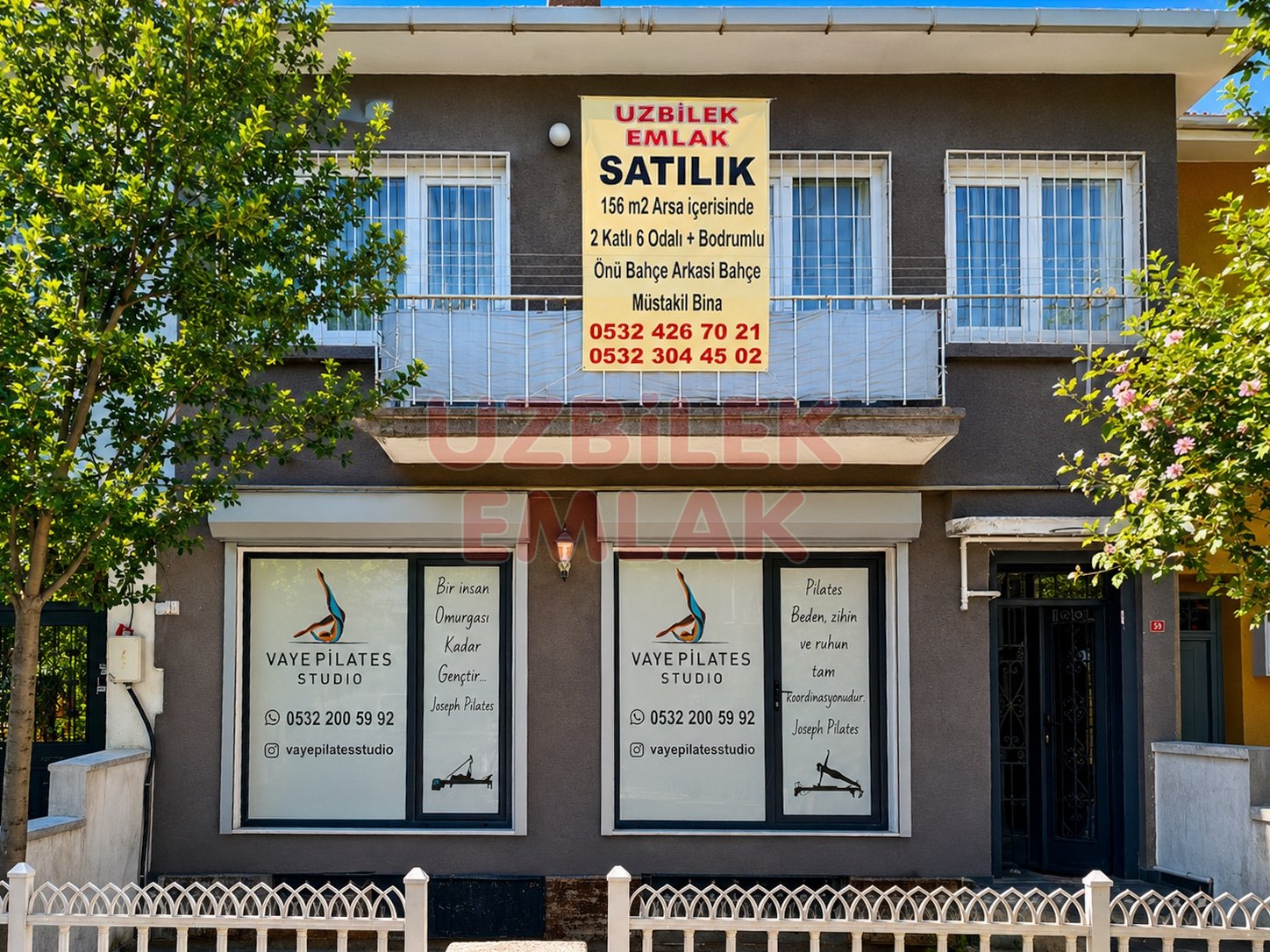 Satılık Müstakil Bina 156 m2 Arsa içerisinde 2 Katlı 6 odalı